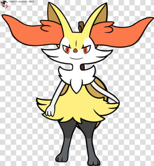 Braixen Drawing  HD Png Download