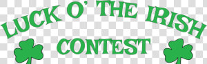 Luck O   Luck Of The Irish Png  Transparent Png