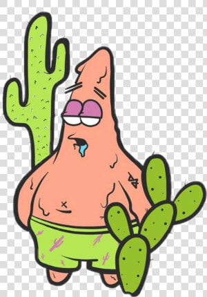  spongebob  patrick  star  patrickstar  cactus   Patrick Star Cactus  HD Png Download