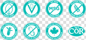 Sea Salt  Non Gmo  Vegan  No Msg  Gluten Free  100    Non Gmo Vegan Gluten Free Logo  HD Png Download