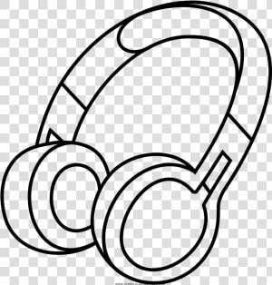 Drawing Headphones Clip Art Transparent Library   Headphones Coloring Page  HD Png Download