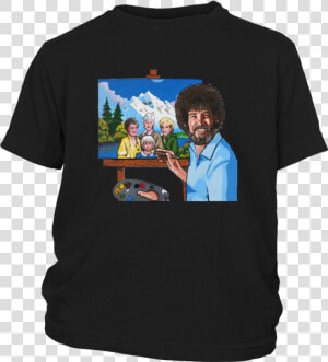 Clip Art Bob Ross Tshirt   Bob Ross Painting T Shirt  HD Png Download