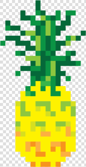 8 bit Pineapple   Pineapple 8 Bit Png  Transparent Png