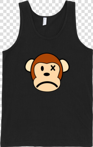 Monkey Fine Jersey Tank Top Unisex By Itee  HD Png Download