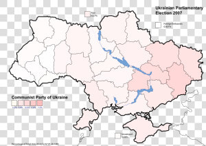 Ukrainian Parliamentary Election 2007 A   Карта Голодомору  HD Png Download