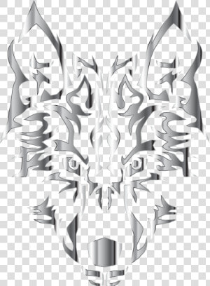 Visual Arts head symmetry   Wolf Symmetry  HD Png Download