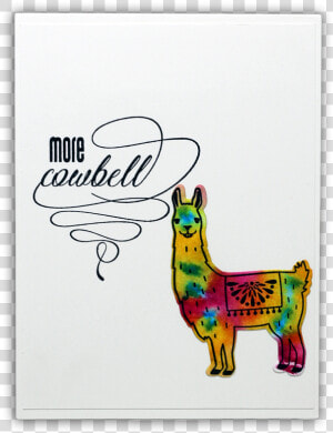 Tie Dyed Llamas By Understand Blue   Cartoon  HD Png Download