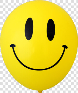 Smiley Face Balloons   Yellow Smiley Balloon Png  Transparent Png