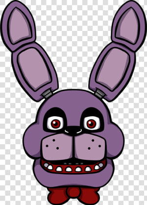 Bonnie Five Nights At Freddy S Head Clipart   Png Download   Five Nights At Freddy  39 s Bonnie Head  Transparent Png