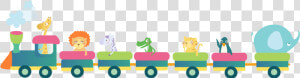 Cute Train Png   Png Download   Animal Train Cute Png  Transparent Png