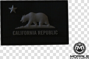 California Flag Morale Patch   Polar Bear  HD Png Download