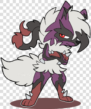 Lucario And Lycanroc Fusion  HD Png Download