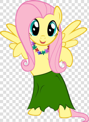 Mlp hula clipart   Mlp Fluttershy Hula  HD Png Download