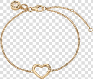 Open Heart  Gold Plated Bracelet With 4 Topazes  HD Png Download