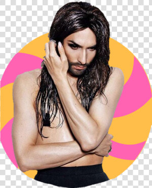 Conchita Wurst Photoshoot Rolling Stones  HD Png Download