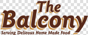 The Balcony Logo   Graphics  HD Png Download