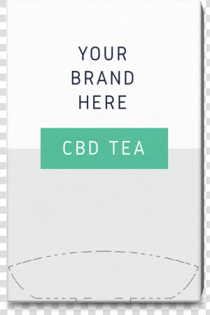 Private Label Organic Full spectrum Cbd Tea   Label  HD Png Download