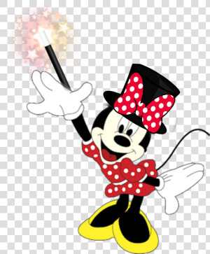  minnie  magic  circo  circus  laço  vermelho   Minnie Mouse  HD Png Download