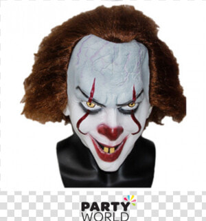 Pennywise Replica Rubber Mask   Disfraces De Halloween De Joker  HD Png Download