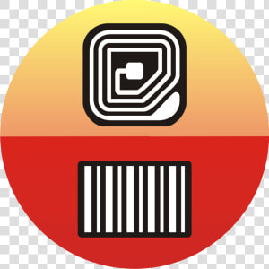 Rfid And Barcode Enabled System   Circle  HD Png Download