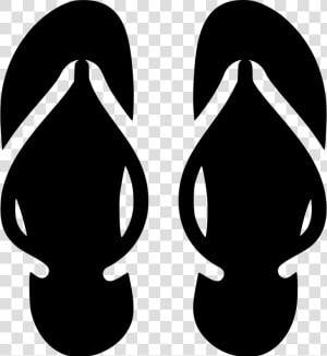 Slippers Svg Png Icon Free Download   Slippers Black And White Png  Transparent Png