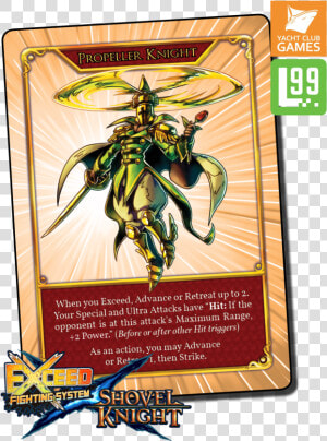 Exceed Card Previews   Exceed Fighting System Shovel Knight  HD Png Download