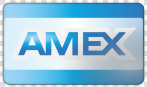 Credit Card Clipart American Express   Amex Logo Png Official  Transparent Png