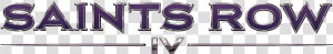 Saints Row 5 Logo  HD Png Download