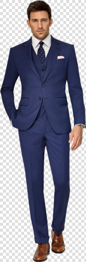 Blue Suit With Bow Tie   Navy Blue Blazer With Navy Blue Pants  HD Png Download