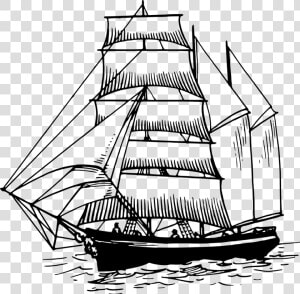 Sailing Ship   Ferdinand Magellan  39 s Ship Drawing  HD Png Download