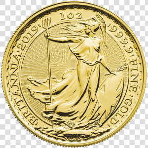 Britannia Gold Coin 2019  HD Png Download