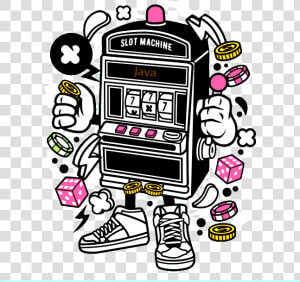 Slot Machine T Shirt Design  HD Png Download