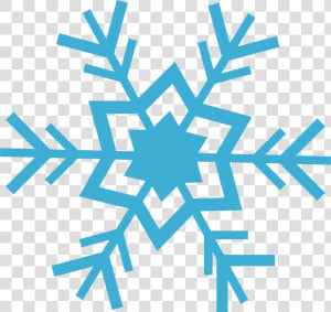 Flake Snow Blue Free Photo   Transparent Snowflake  HD Png Download