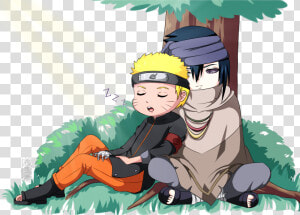 Uchiha Sasuke  Uzumaki Naruto  Cute  Chibi  Friends   Naruto And Sasuke Wallpaper Cute  HD Png Download