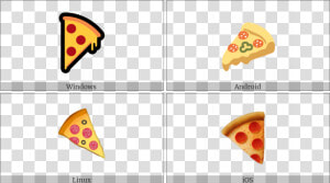 Slice Of Pizza On Various Operating Systems   End Of Ayah Symbol  HD Png Download