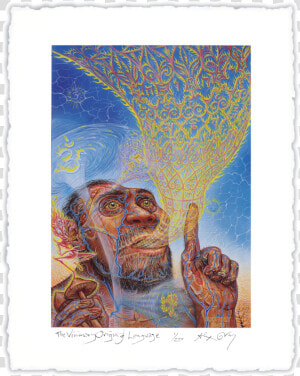 Alex Grey The Visionary Origin Of Language  HD Png Download