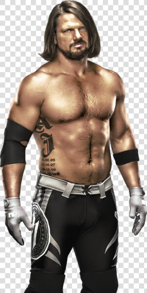 Wwe Wrestling Png   Wwe Aj Styles Png  Transparent Png