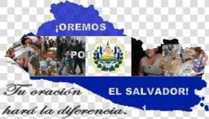 Gran Convocatoria De Oración Por La Paz De El Salvador   Salvador Flag  HD Png Download