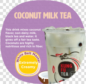 Coconut Milk Tea Back   Frappé Coffee  HD Png Download