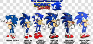 Sonic S Vocal Life   Sonic The Hedgehog All Sonics  HD Png Download