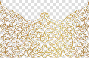 Mandala Swirls Design Pattern Paisley Gold Decor Decora   Transparent Mandala Gold Png  Png Download