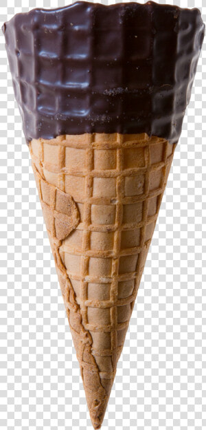 Medium Choc Dip Waffle Cone   Ice Cream Cone  HD Png Download