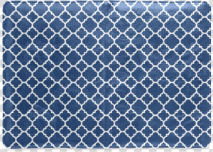 Dark Blue White Quatrefoil Classic Pattern Custom Notebook   Grouse Mountain  HD Png Download