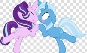 Pose  Road To Friendship  Shipping  Shocked  Simple   Starlight Glimmer Love Kiss  HD Png Download