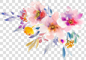  bloom  frame  flower  border  flowers  white  bouquet   Watercolor Spring Flowers Png  Transparent Png