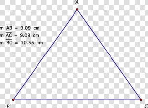 Does An Isosceles Triangle Equal  HD Png Download