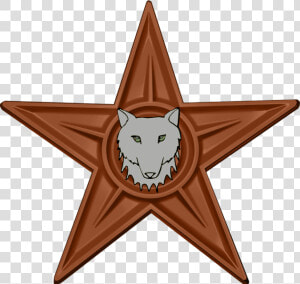 Barnstar Wolf   Wild West Png  Transparent Png