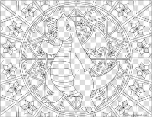 Pokemon Coloring Pages Dragonite  HD Png Download