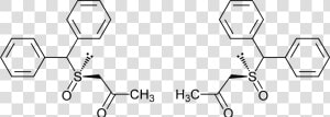 Modafinil Enantiomers Strutural Formulae   Armodafinil Vs Modafinil  HD Png Download