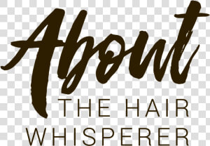 About Hair Whisperer  HD Png Download